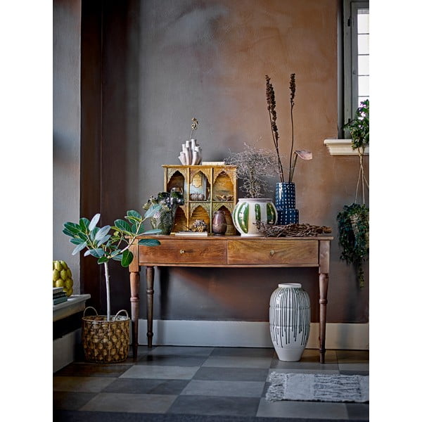 Rjava lončena ročno izdelana vaza Reina – Bloomingville-image-1