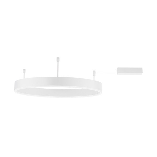 Mat bela aluminijasta LED zatemnitvena stropna svetilka Motif – Nova Luce