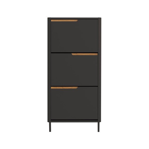 Antracitno siva omara za čevlje Tenzo Switch, 62 x 131 cm-image-2
