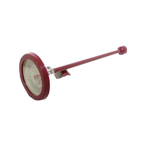 Termometer iz nerjavečega jekla Kilner, rdeč-image-3