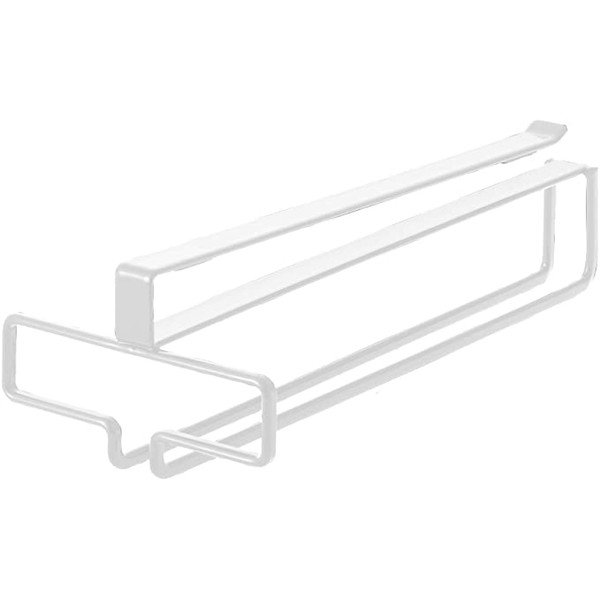 Bel kovinski viseč nosilec za kozarce Tower – YAMAZAKI