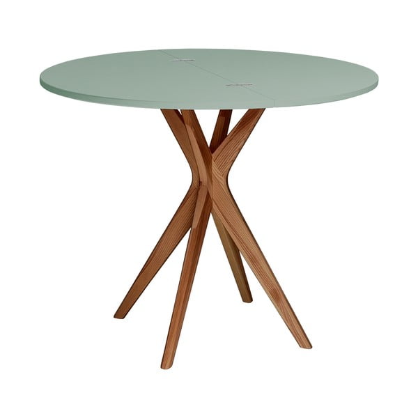 Okrogla raztegljiva jedilna miza 45x90 cm Jubi – Ragaba-image-2