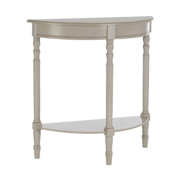 Siva stranska mizica iz masivnega bora 30x80 cm Heritage – Premier Housewares