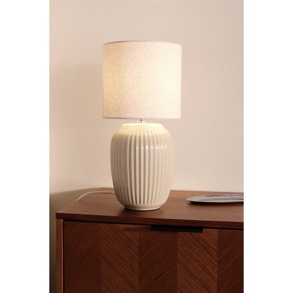 Bež keramična namizna svetilka (višina 41,5 cm) Karlsson – Jotex-image-1