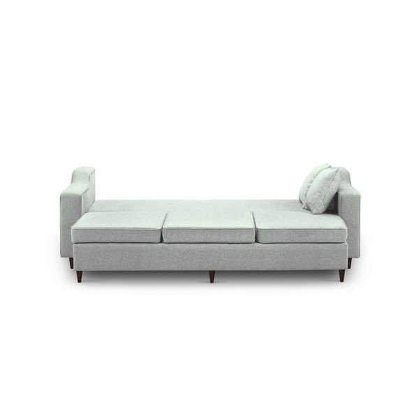 Svetlo zelen raztegljiv trosed s prostorom za shranjevanje Mazzini Sofas Narcisse-image-1