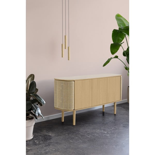 Nizka komoda v hrastovem dekorju 150x75 cm Treasures – UMAGE-image-1