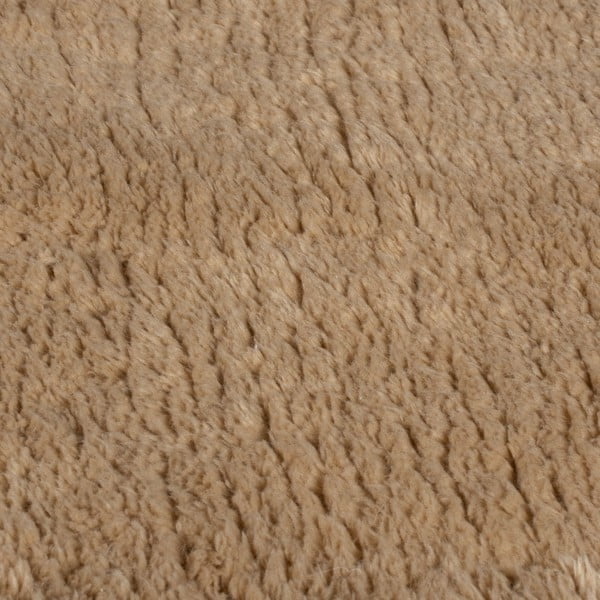 Rjavo sintetično krzno 160x230 cm Faroe Wool Look Fur – Flair Rugs-image-3