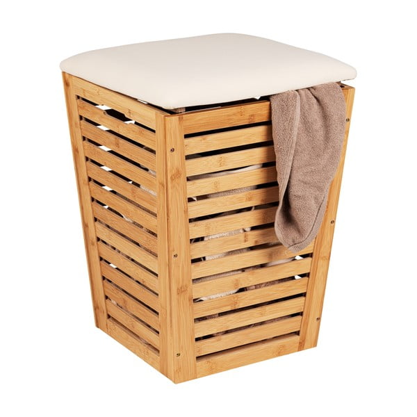 Bambusov koš za perilo 55 l - Wenko-image-2