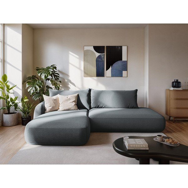 Rjava raztegljiva kotna sedežna garnitura (levi kot/z ležalnikom) Hale – Makamii-image-1