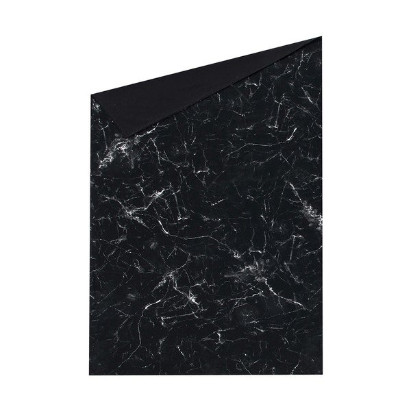 Črna bombažna posteljnina Westwing Collection, 150 x 220 cm