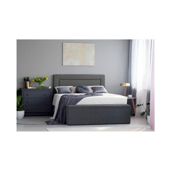 Temno siva otomanka Mazzini Sofas Ancona, 160 x 47 cm-image-4