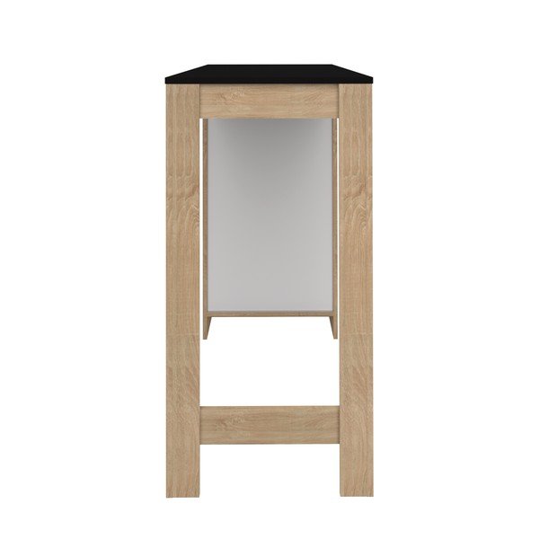 Barska miza s črno mizno ploščo 50x115 cm Aravis – TemaHome-image-3