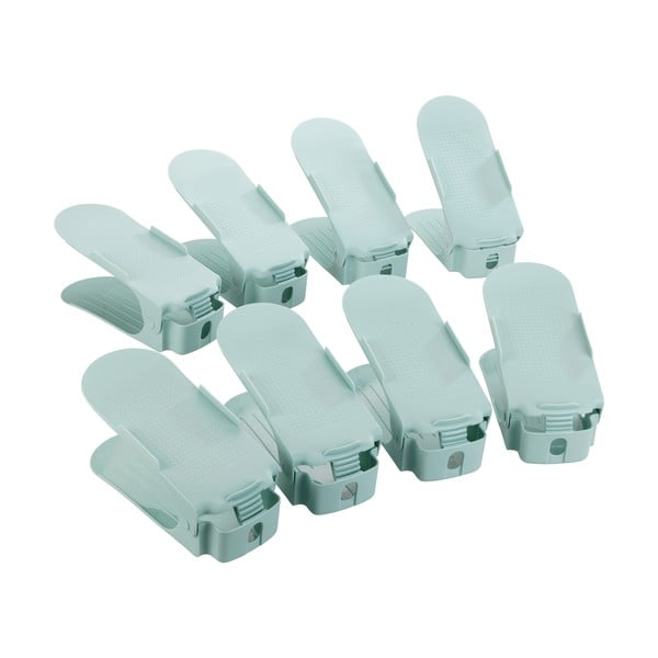 Komplet 8 nastavljivih stojal za čevlje Wenko v turkizni barvi-image-3