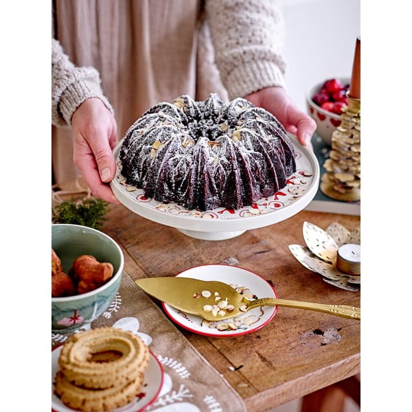 Belo-zelene lončene skledice z božičnim motivom v kompletu 2 ks 500 ml Yule – Bloomingville-image-4