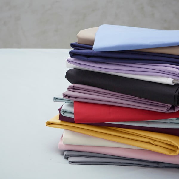 Rumena napenjalna rjuha iz perkala 90x190 cm Easy Iron Percale – Catherine Lansfield-image-4