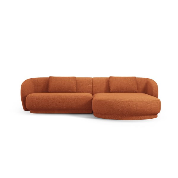 Oranžna kotna sedežna garnitura Camden – Cosmopolitan Design