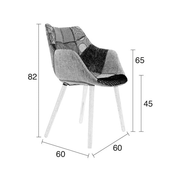 Zuiver Twelve Patchwork stol-image-2