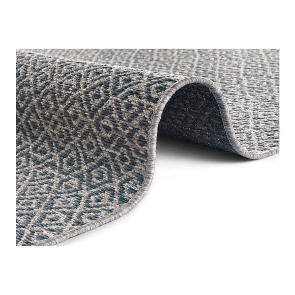 Modra zunanja preproga Elle Decoration Bloom Croix, 140 x 200 cm-image-2