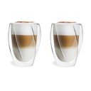 Komplet 2 dvostenskih kozarcev Vialli Design Latte, 300 ml