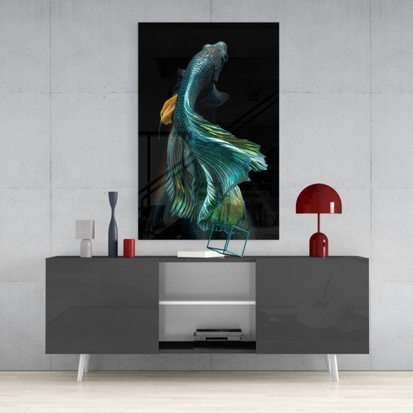 Steklena slika Insigne Palm Leaf-image-1