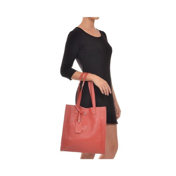Rdeča usnjena torbica Isabella Rhea Donna-image-3