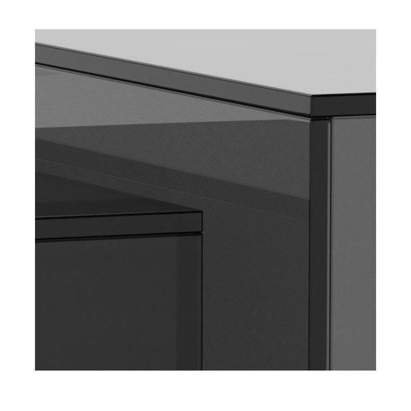 Sive steklene mizice v kompletu 2 ks 50x50 cm Dice – Actona-image-1