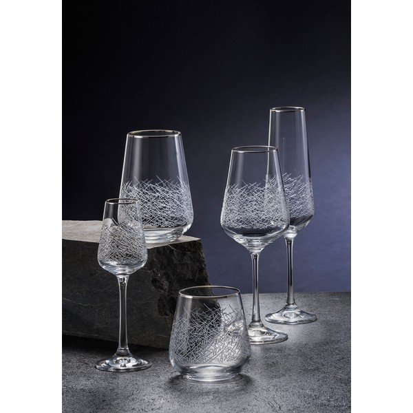 Komplet 6 kozarcev za šampanjec Crystalex Frost, 200 ml-image-4