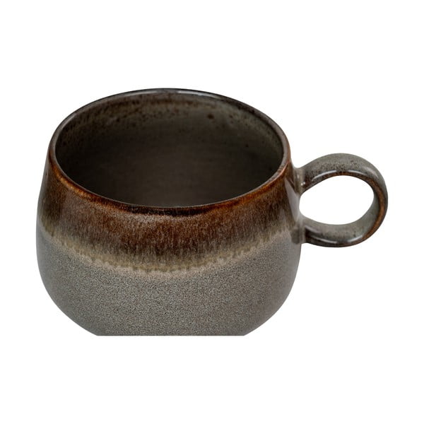 Sive lončene skodelice v kompletu 4 ks 500 ml Selma – House Nordic-image-4