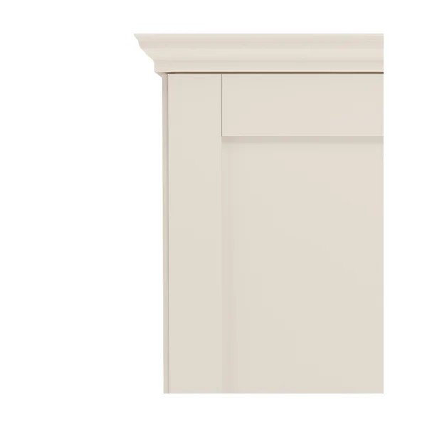 Bež omarica v mat dekorju 83x130x35 cm Binz – Støraa-image-4