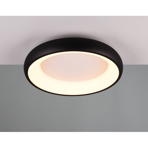 Črna LED zatemnitvena stropna svetilka Cardona – Trio-image-1