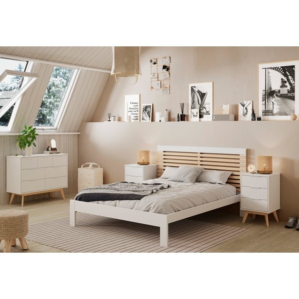 Bela nizka komoda 120x83 cm Campus – Marckeric-image-1