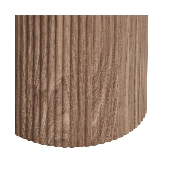 Bež/v naravni barvi stranska mizica z mizno ploščo v marmornem dekorju 40x120 cm Athens – House Nordic-image-4
