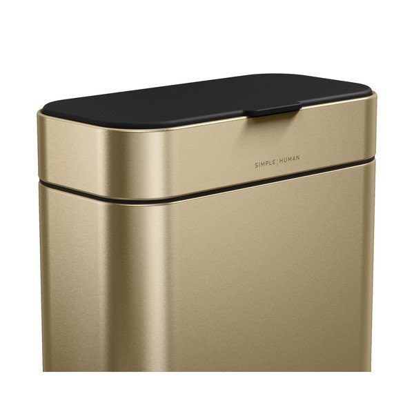 Koš za biološke odpadke v mat zlati barvi 4 l – simplehuman-image-1