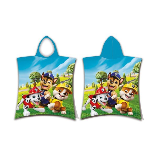 Bombažen otroški pončo velikost 3-8 let Paw Patrol – Jerry Fabrics