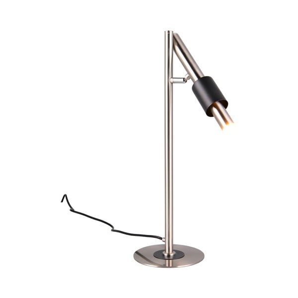 Črno-srebrna LED namizna svetilka (višina 50 cm) Ikaris – Trio Select-image-1