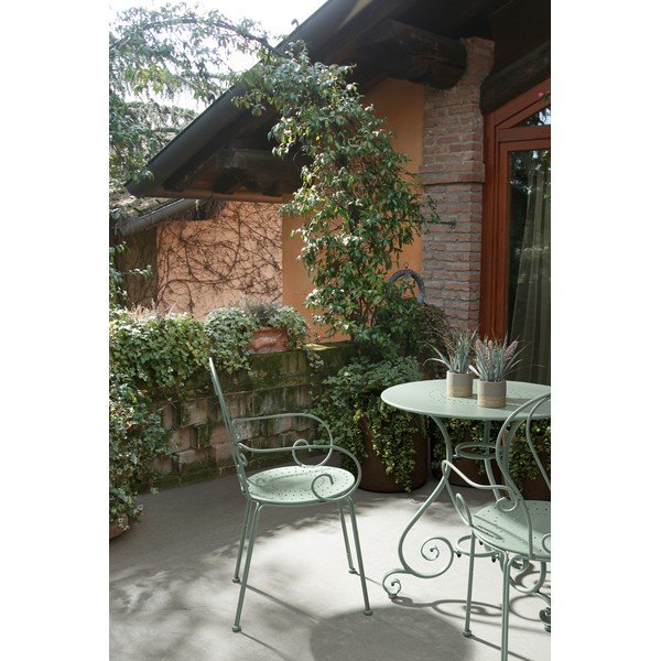 Jeklena okrogla vrtna mizica ø 70 cm Etienne – Bizzotto-image-1