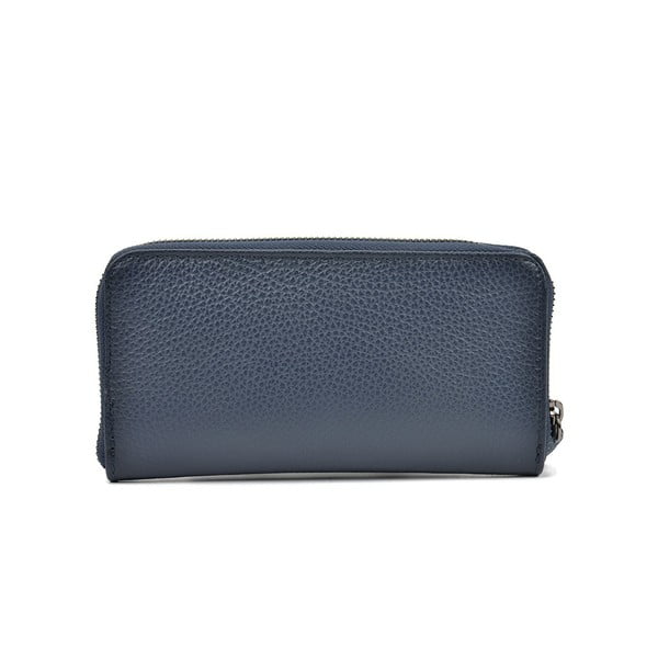 Modra usnjena denarnica Mangotti Amanda