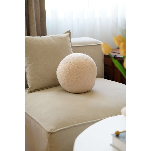 Okrasna blazina iz tkanine bouclé ø 20 cm Top – Mioli Decor-image-2