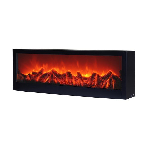 Črn LED kamin na USB – Dakls