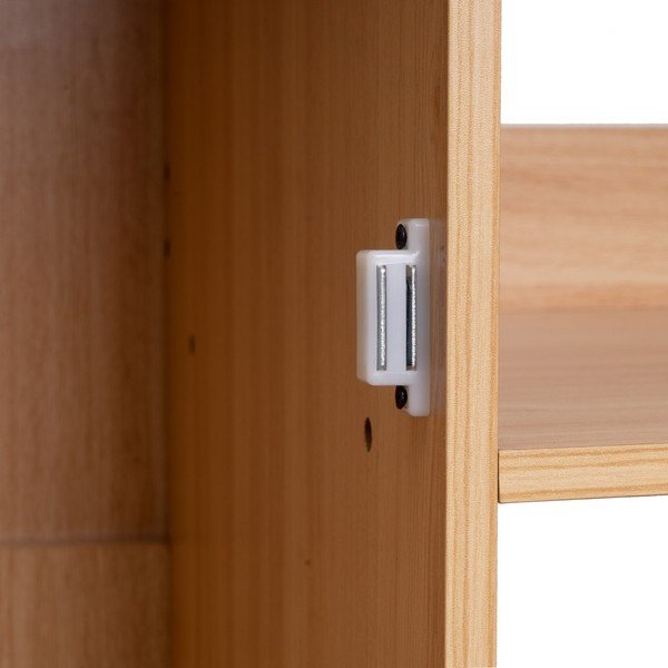 Odprta garderobna omara v naravni barvi 100x190x48 cm Armarios – Casa Selección-image-3