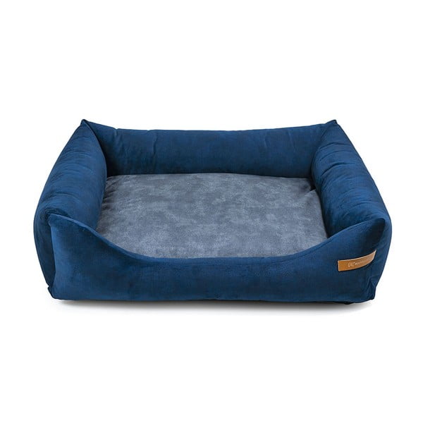 Modra/temno siva postelja za pse 65x75 cm SoftBED Eco M – Rexproduct