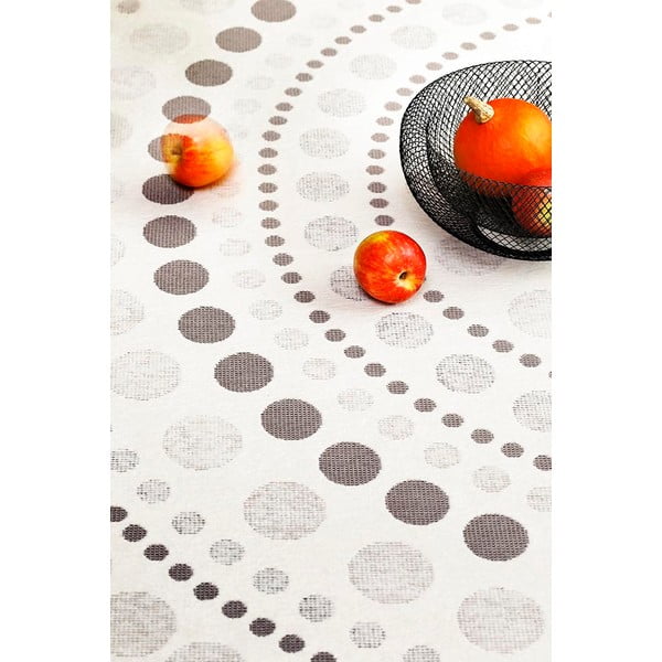 Bela in siva dvostranska preproga Narma Oola, 70 x 140 cm-image-3