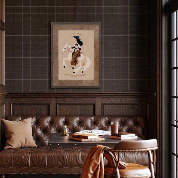 Tiskana slika z okvirjem 30x40 cm Rodeo – Styler-image-2