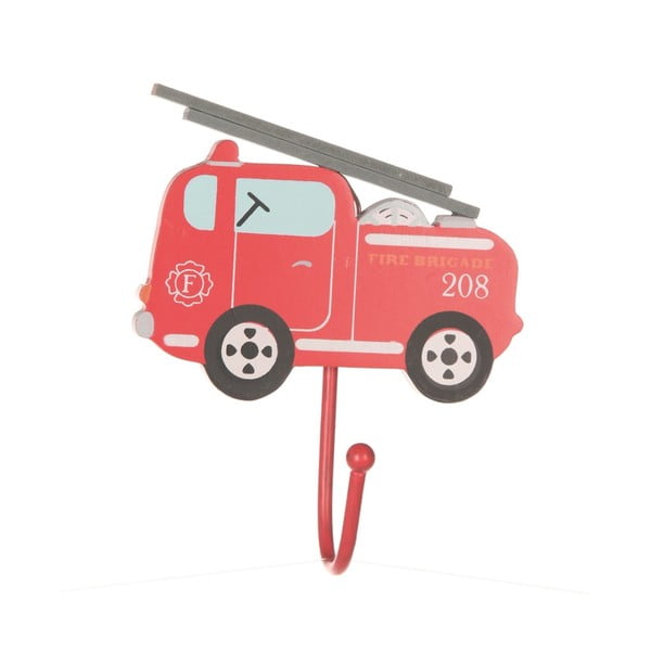 Rdeč stenski obešalnik Fire Engine – Sass & Belle