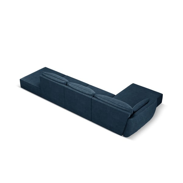 Temno moder kotni kavč (levi kot) Vanda - Mazzini Sofas-image-3