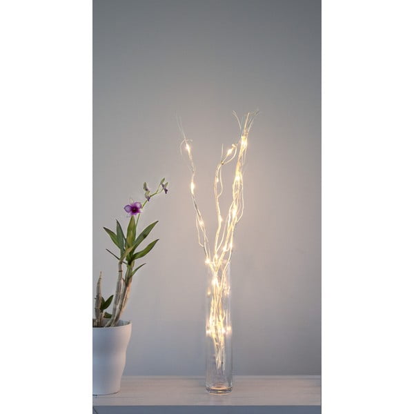 Bela svetlobna dekoracija ø 8 cm Willow – Star Trading-image-3