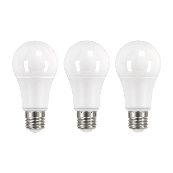 Komplet 3 LED žarnic EMOS Classic A60 Warm White, 13,2W E27
