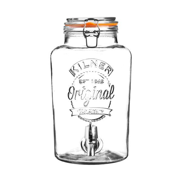 Steklena posoda za pijačo s pipo Kilner Original, 5 l