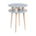 Temno siva stranska mizica Ragaba UFO, Ø 45 cm