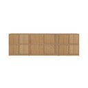 TV komplet v hrastovem dekorju v naravni barvi 264x88 cm Modulair – vtwonen